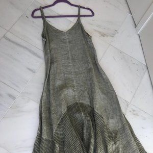 INIZIO long linen dress